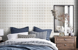 Обои SE644084 фото в интерьере спальни превью