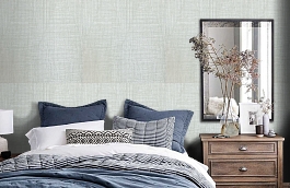 Обои SE644113 фото в интерьере спальни превью