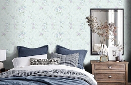 Обои WS20073 фото в интерьере спальни превью