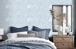 Обои AD1821 фото в интерьере спальни превью