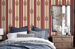 Обои R11913 фото в интерьере спальни превью