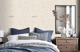 Обои R22432 фото в интерьере спальни превью