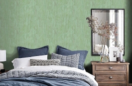 Обои R22524 фото в интерьере спальни превью
