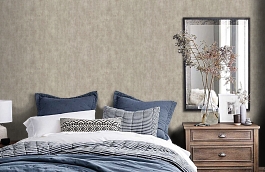 Обои R22625 фото в интерьере спальни превью