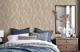 Обои R22901 фото в интерьере спальни превью