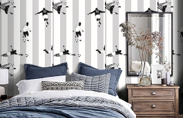 Обои 240151 фото в интерьере спальни превью