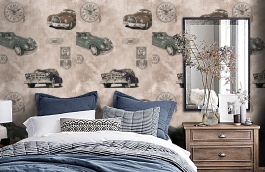 Обои 240191 фото в интерьере спальни превью