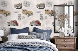 Обои 240192 фото в интерьере спальни превью