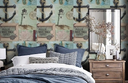 Обои 240442 фото в интерьере спальни превью