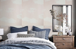 Обои 240501 фото в интерьере спальни превью