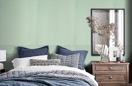 Обои 240507 фото в интерьере спальни превью