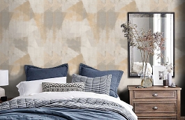 Обои UR3107 фото в интерьере спальни превью