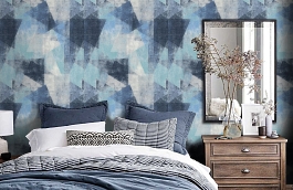 Обои UR3114 фото в интерьере спальни превью