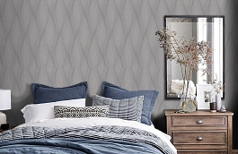 Обои UV3004 фото в интерьере спальни превью