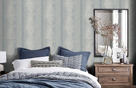 Обои UV4101 фото в интерьере спальни превью