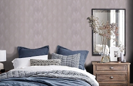 Обои VR3107 фото в интерьере спальни превью