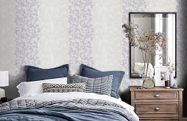 Обои VR4002 фото в интерьере спальни превью