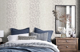 Обои VR4004 фото в интерьере спальни превью