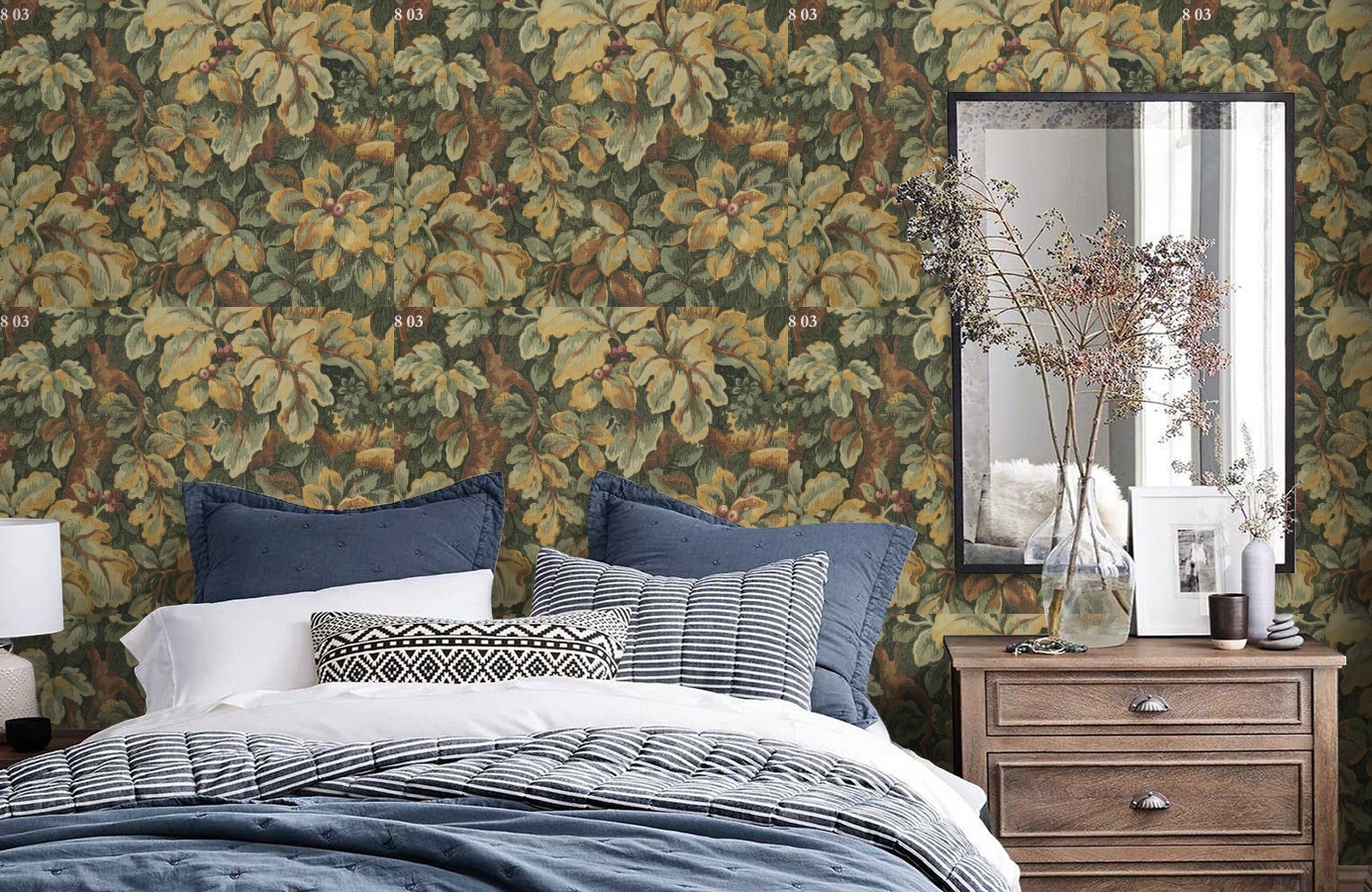 Обои 35803 фото в интерьере спальни Обои 35803 фото в интерьере спальни