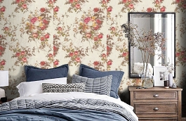 Обои 159098-13 фото в интерьере спальни превью