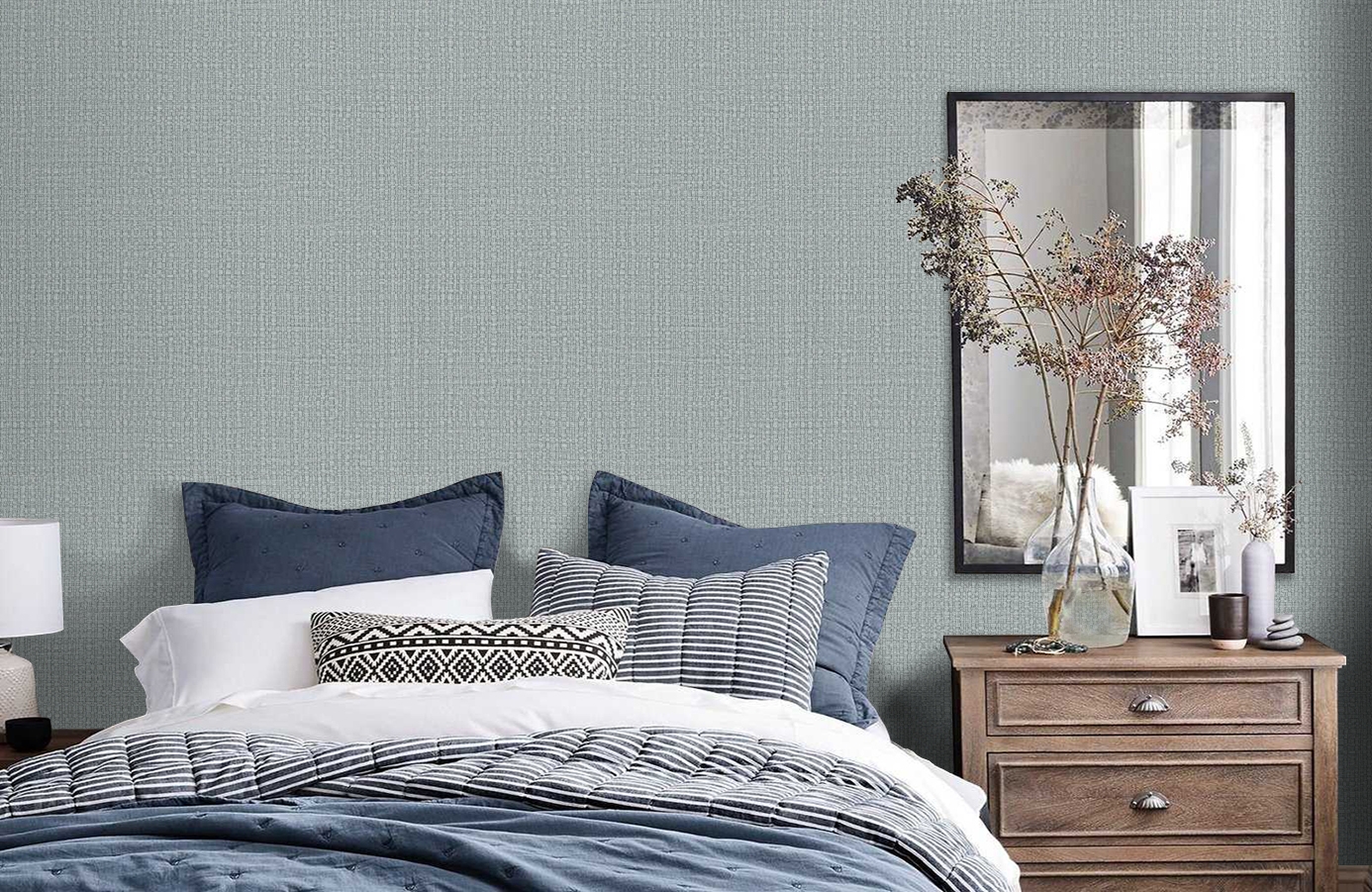 Обои 32861 фото в интерьере спальни