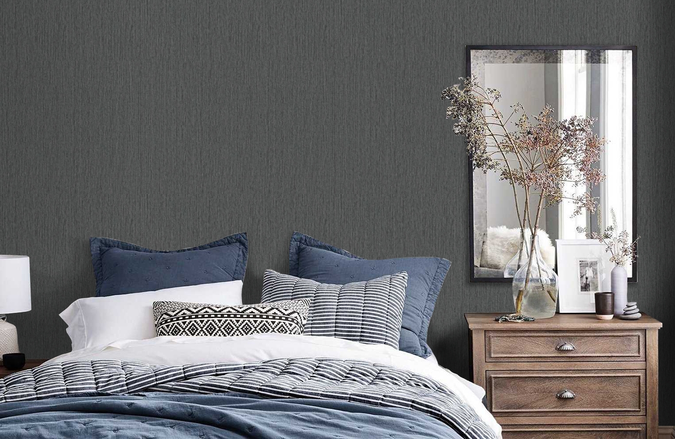 Обои 32893 фото в интерьере спальни