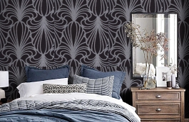 Обои 59023 фото в интерьере спальни превью