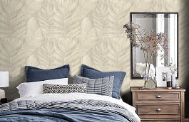 Обои 7068-01 фото в интерьере спальни превью