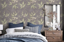 Обои 7094-22 фото в интерьере спальни превью