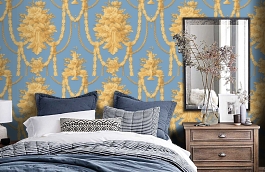 Обои 78106 фото в интерьере спальни превью