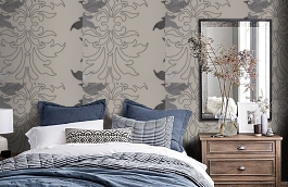 Обои 90002 фото в интерьере спальни превью