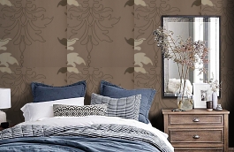 Обои 90005 фото в интерьере спальни превью