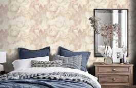 Обои 9017-00 фото в интерьере спальни превью