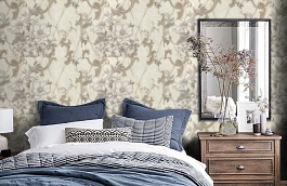 Обои 9023-01 фото в интерьере спальни превью