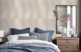 Обои 9033-21 фото в интерьере спальни превью