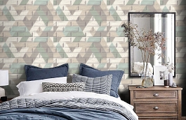 Обои 9050-04 фото в интерьере спальни превью