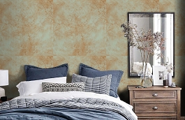 Обои 9088-04 фото в интерьере спальни превью