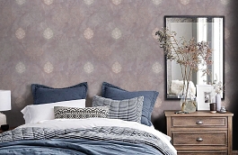 Обои 9106-12 фото в интерьере спальни превью