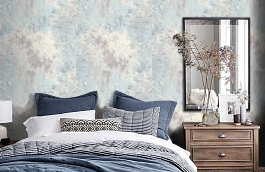 Обои 9164-03 фото в интерьере спальни превью