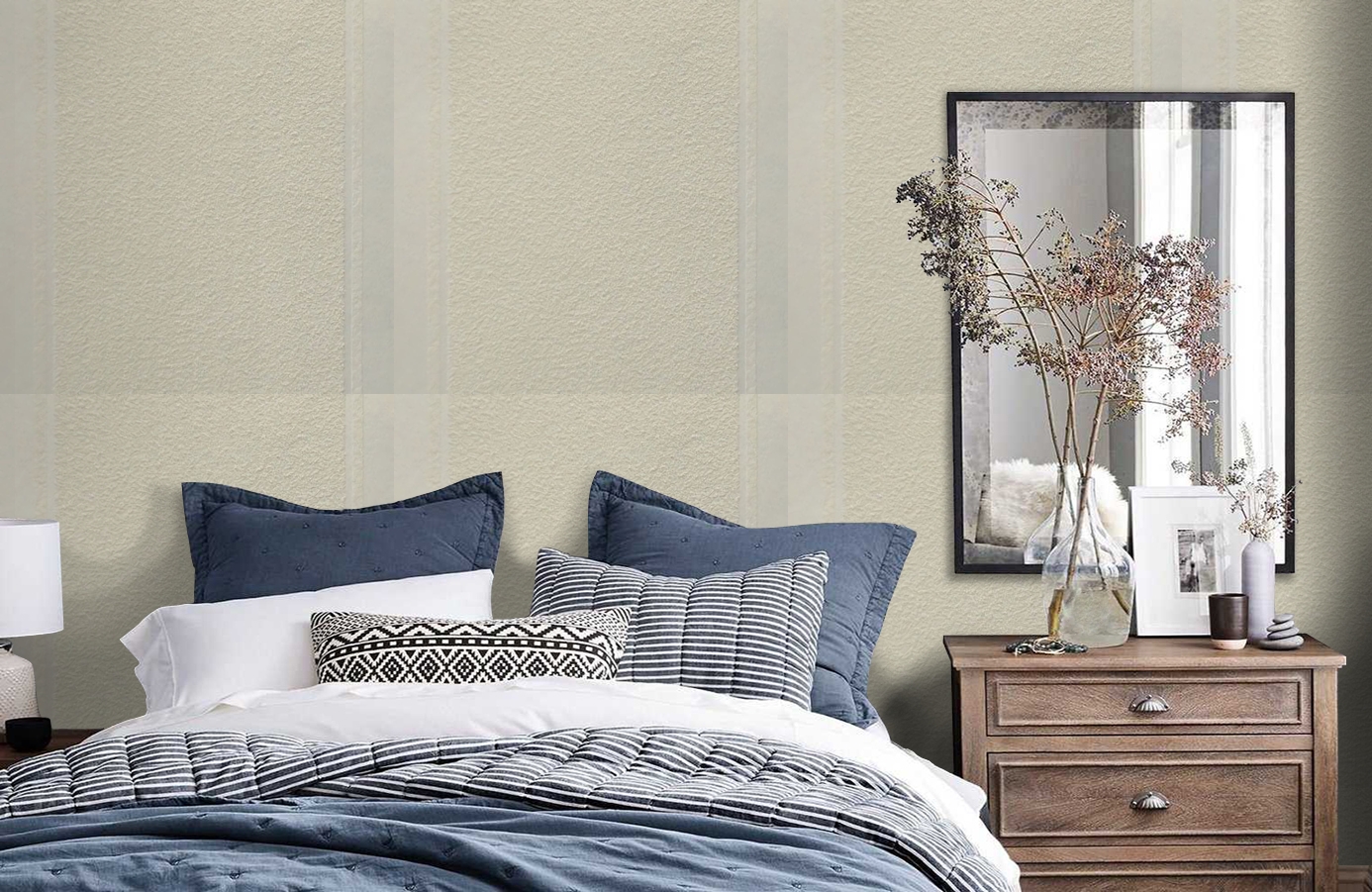 Обои 9337 фото в интерьере спальни