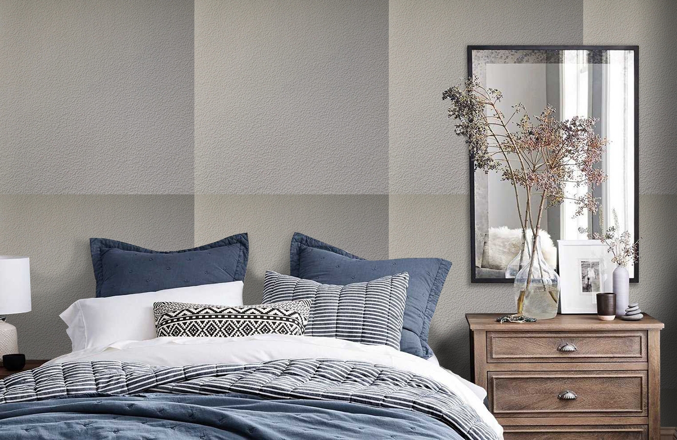 Обои 9725 фото в интерьере спальни