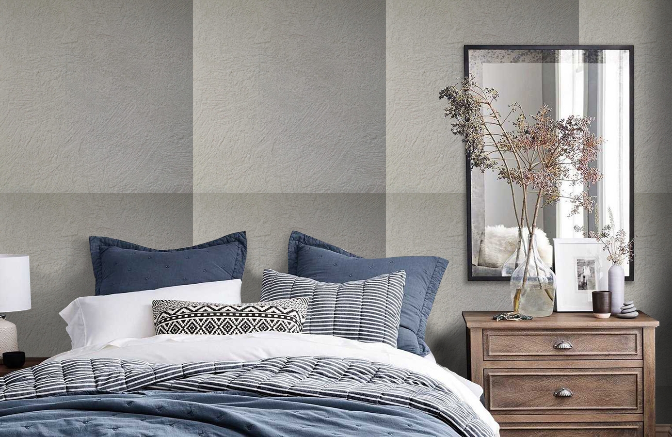 Обои 9731 фото в интерьере спальни