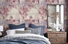 Обои 02470-62 фото в интерьере спальни превью