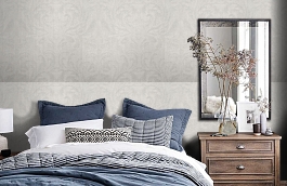 Обои 02515-22 фото в интерьере спальни превью