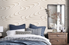 Обои 10270-01 фото в интерьере спальни превью