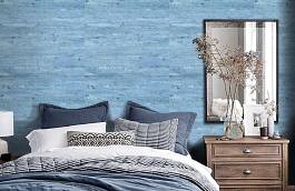 Обои 10355-07 фото в интерьере спальни превью