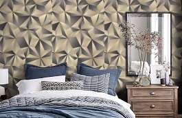 Обои 8015-22 фото в интерьере спальни превью