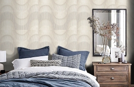 Обои 8022-11 фото в интерьере спальни превью
