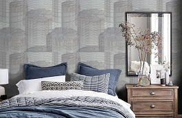 Обои 8024-03 фото в интерьере спальни превью