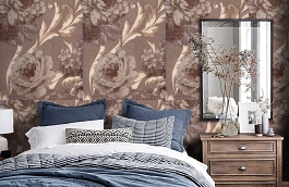 Обои 17213 фото в интерьере спальни превью